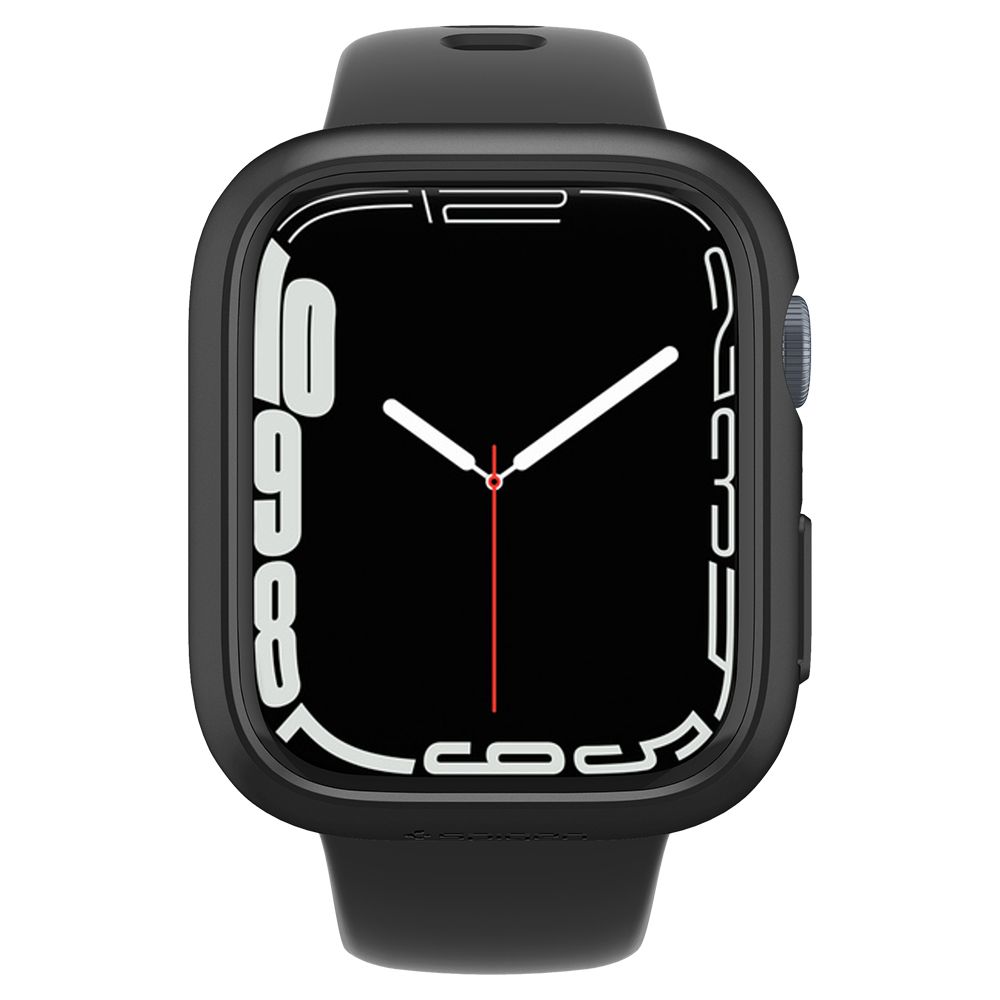 Spigen Spigen Apple Watch 7/8 45 mm Skal Thin Fit Svart - Teknikhallen.se