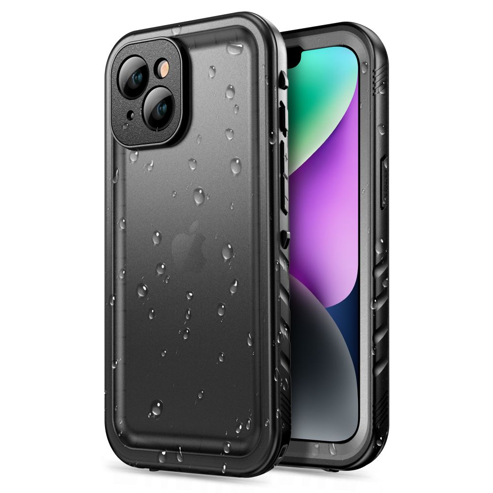 Tech-Protect Tech-Protect iPhone 14 Skal 360 IP68 Shellbox Svart - Teknikhallen.se