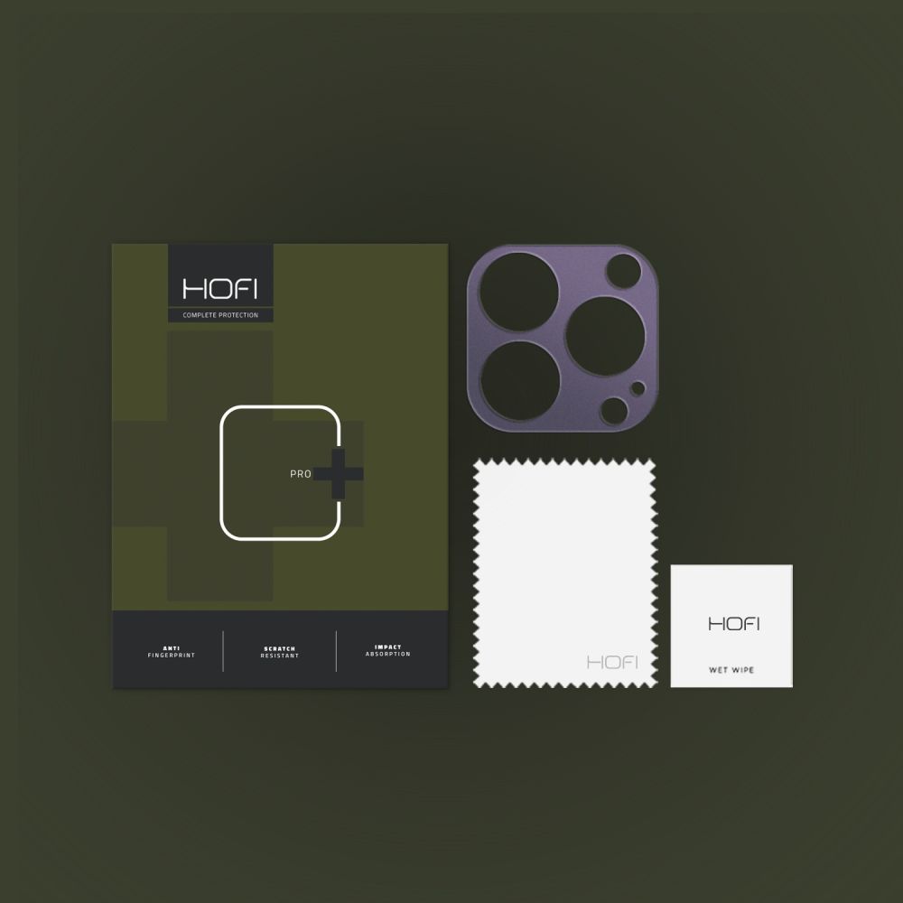 HOFI HOFI iPhone 14 Pro / 14 Pro Max Linsskydd AluCam Pro+ Lila - Teknikhallen.se