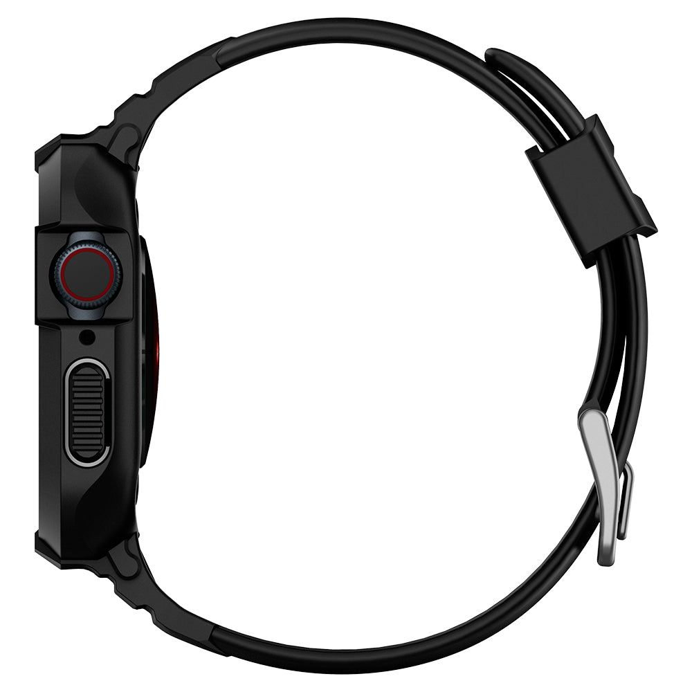 Spigen Spigen Apple Watch 44/45 mm Skal/Armband Rugged Armor 'Pro' Svart - Teknikhallen.se