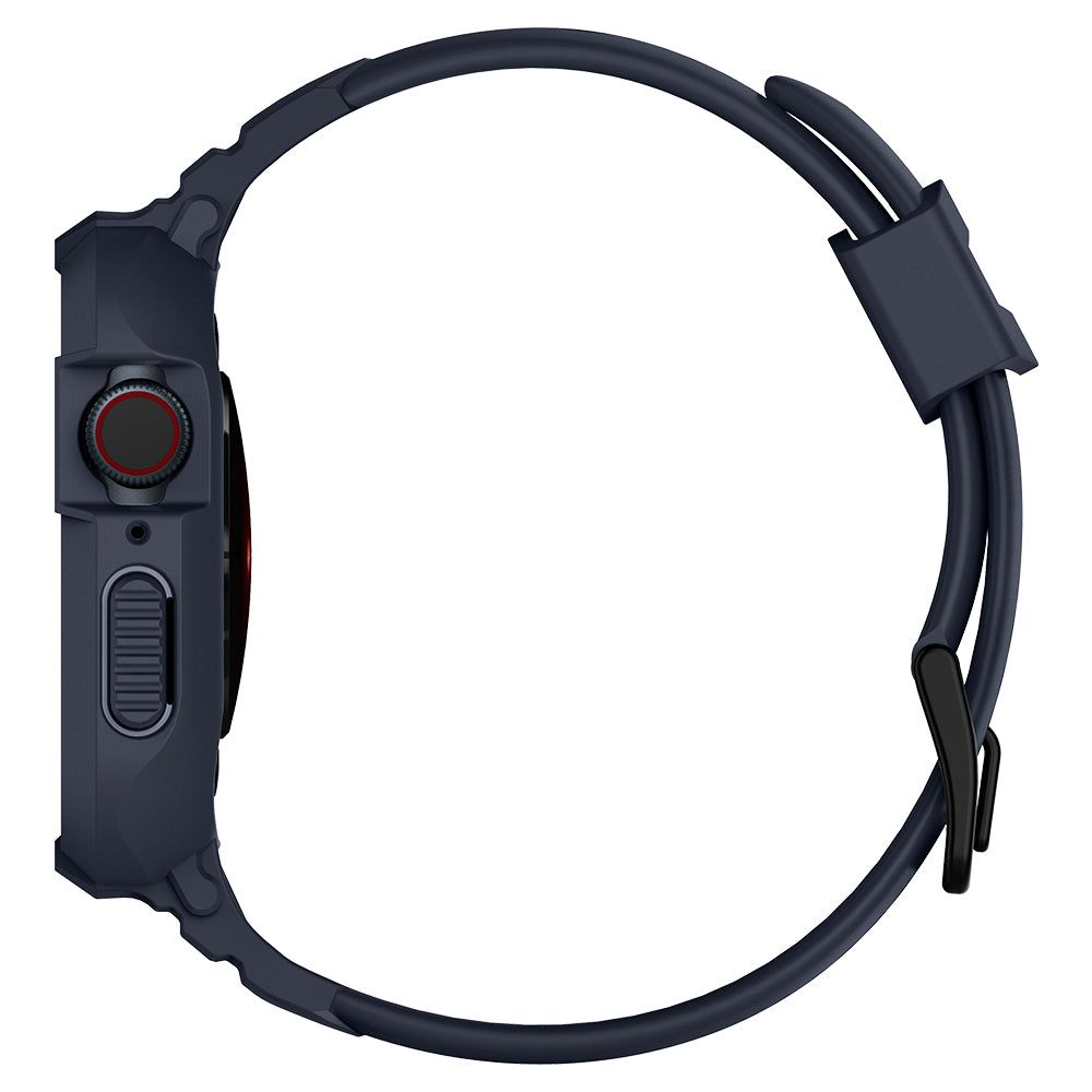 Spigen Spigen Apple Watch 44/45 mm Skal/Armband Rugged Armor 'Pro' Charcoal Grey - Teknikhallen.se