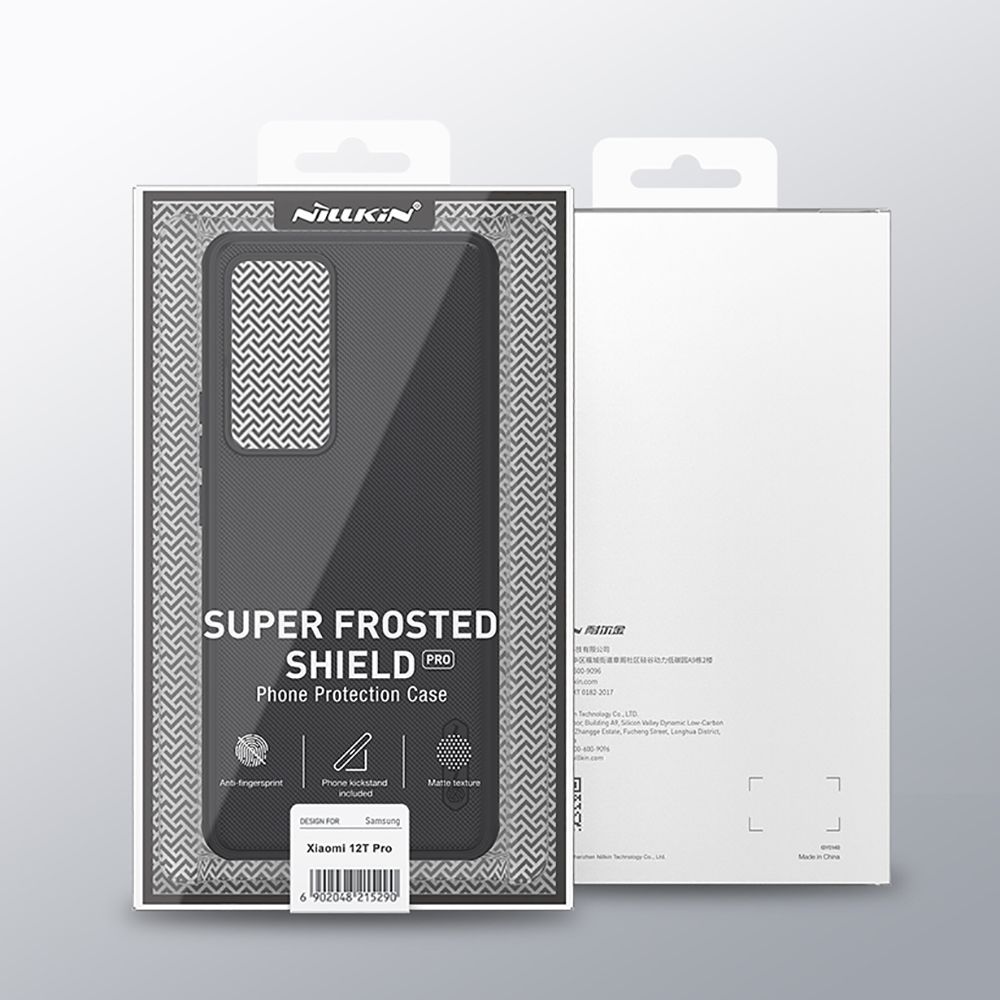 NILLKIN NILLKIN Xiaomi 12T Pro Skal Frosted Shield Pro Svart - Teknikhallen.se