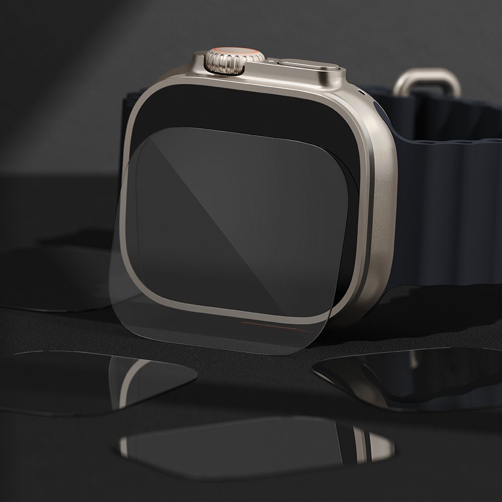 Ringke Ringke 4-PACK Hrdat Glas ID Skrmskydd Apple Watch Ultra 49 mm - Teknikhallen.se