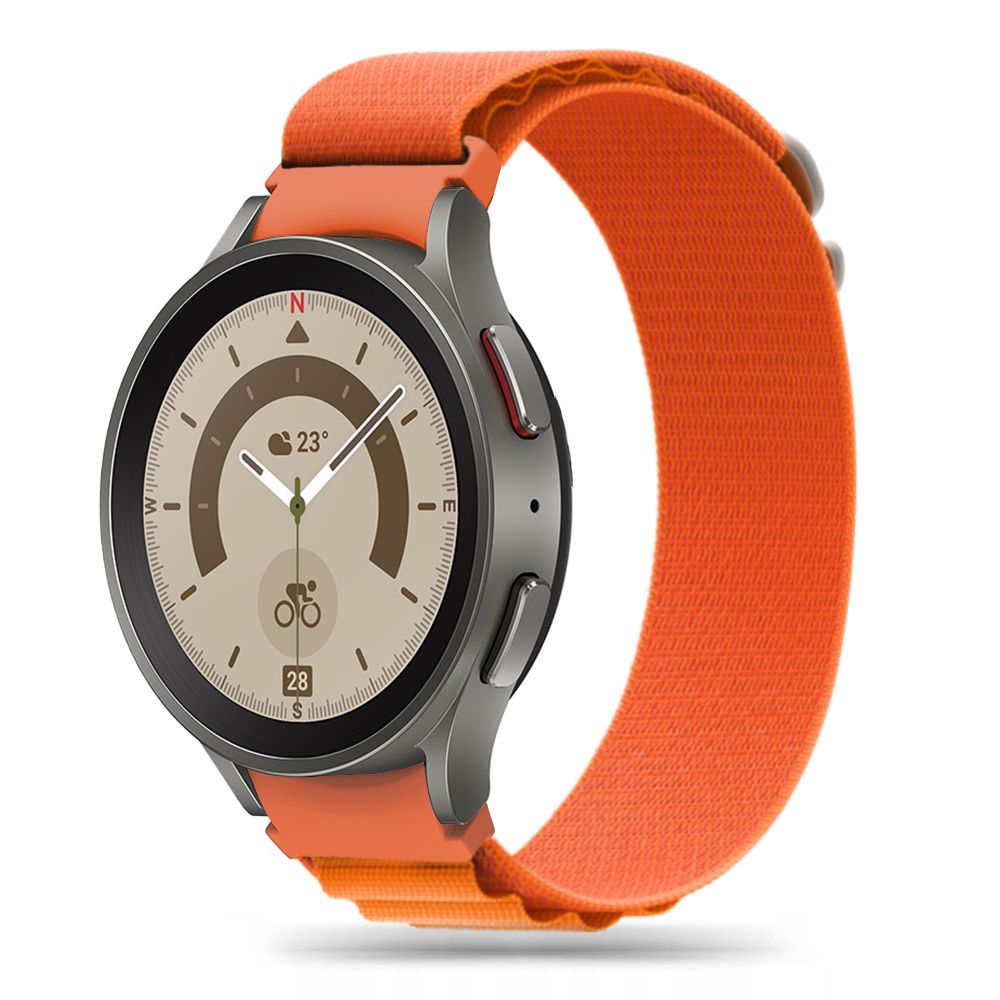 Tech-Protect Tech-Protect Galaxy Watch 4/5/5 Pro Armband Nylon Pro Orange - Teknikhallen.se