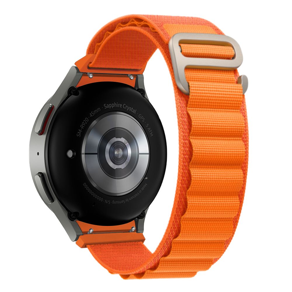 Tech-Protect Tech-Protect Galaxy Watch 4/5/5 Pro Armband Nylon Pro Orange - Teknikhallen.se