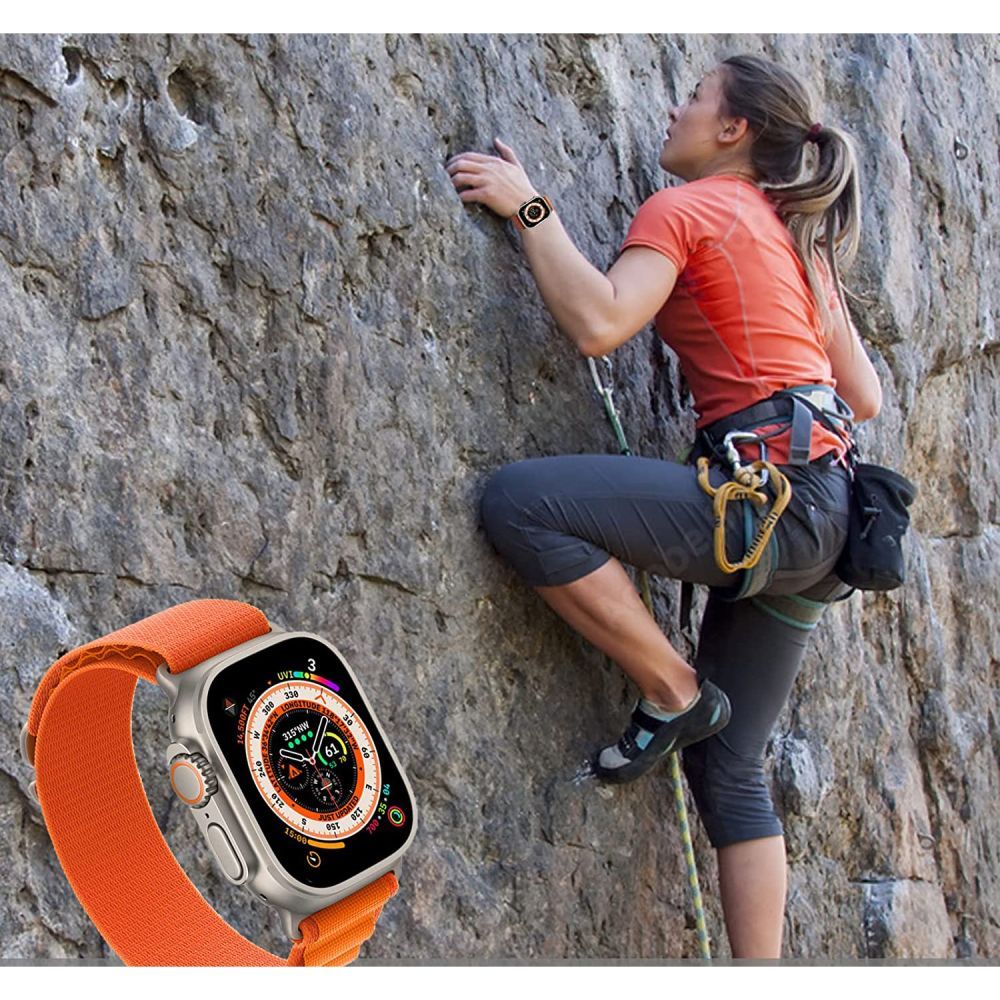 Tech-Protect Tech-Protect Galaxy Watch 4/5/5 Pro Armband Nylon Pro Orange - Teknikhallen.se