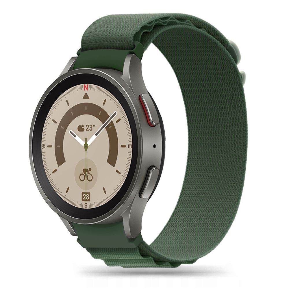 Tech-Protect Tech-Protect Galaxy Watch 4/5/5 Pro Armband Nylon Pro Militr Grn - Teknikhallen.se