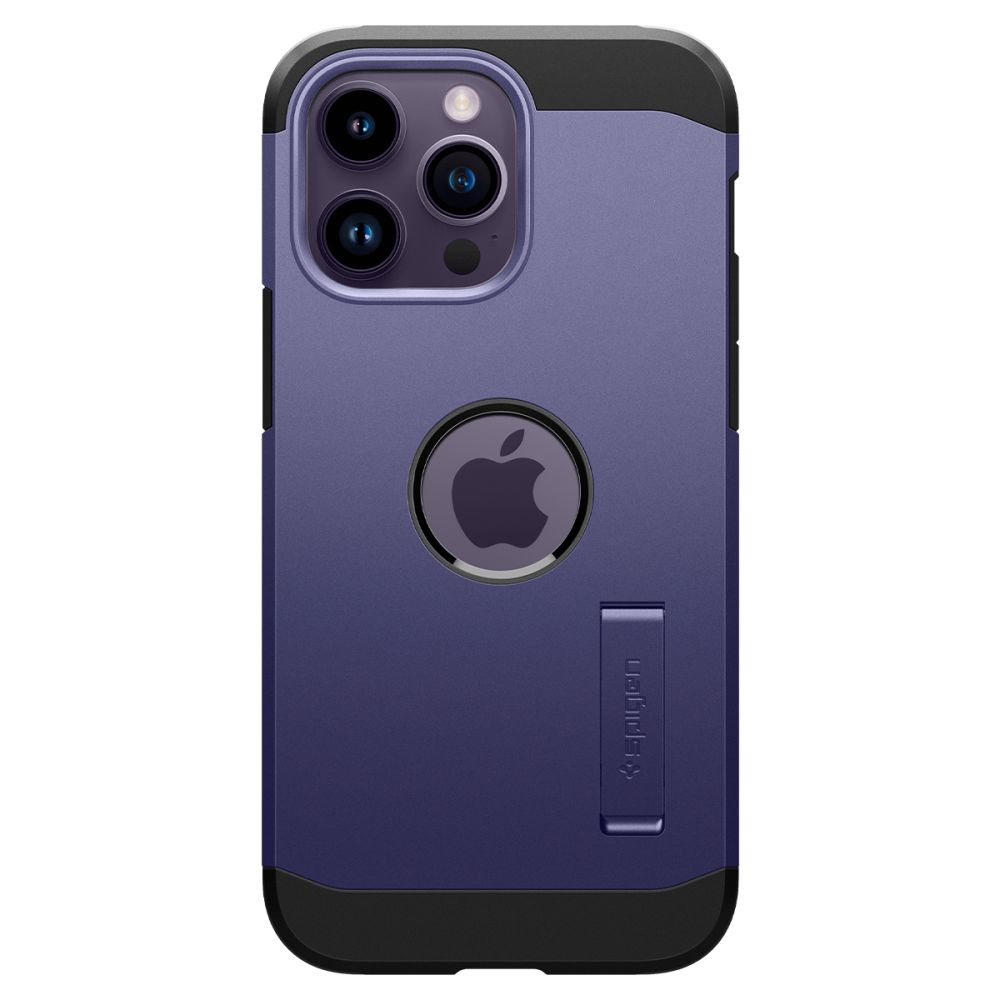 Spigen Spigen iPhone 14 Pro Max Skal MagSafe Mag Tough Armor Deep Purple - Teknikhallen.se