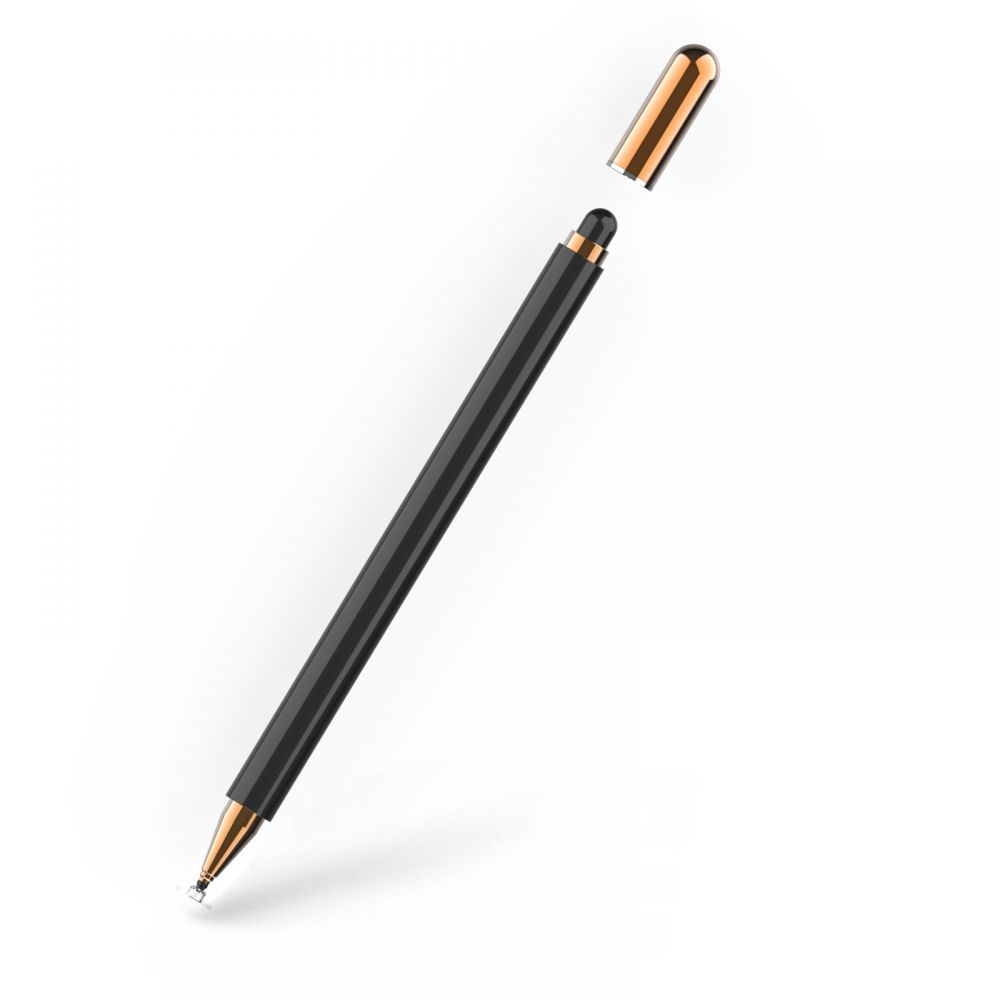 Tech-Protect Tech-Protect Charm Stylus Touch Penna Svart/Guld - Teknikhallen.se