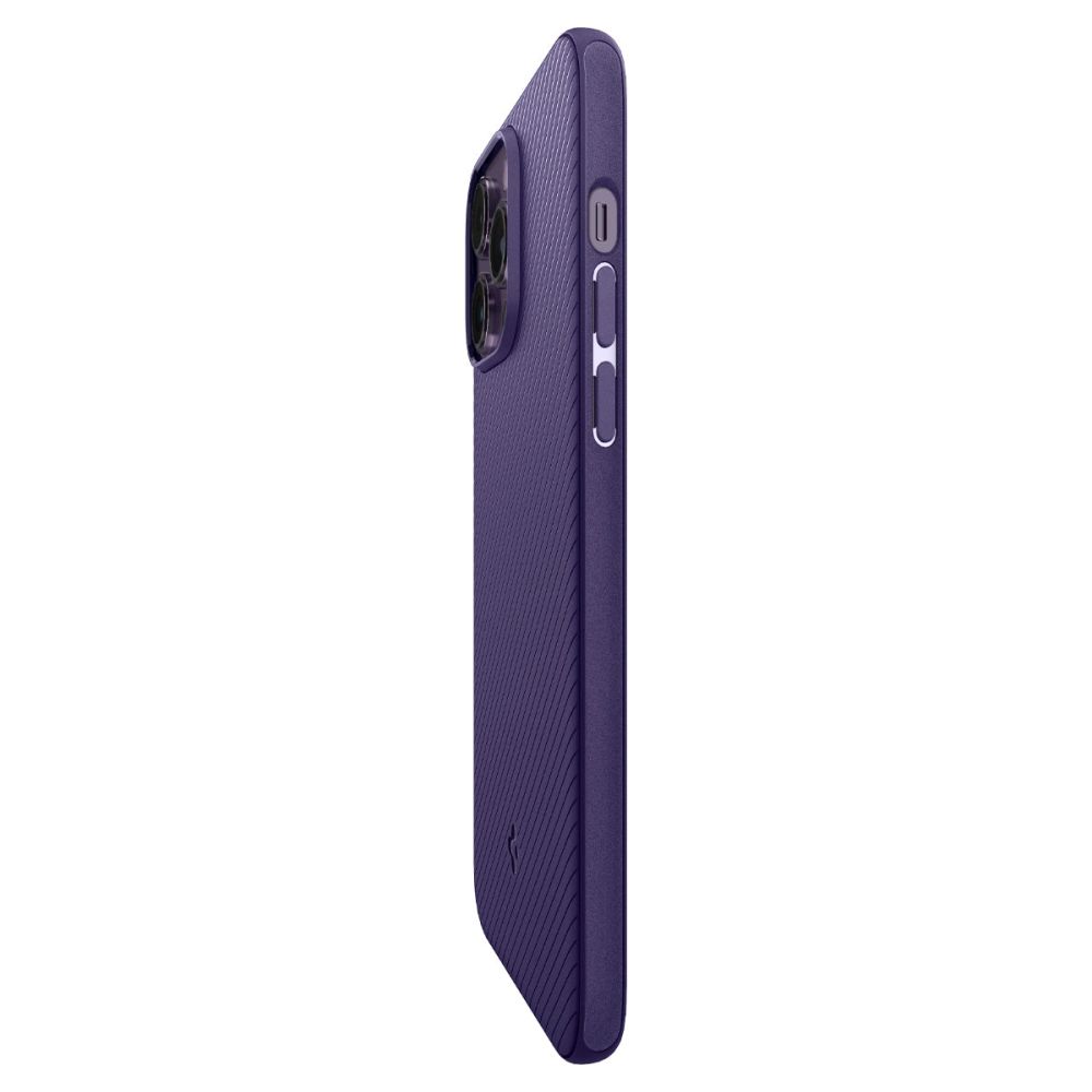 Spigen Spigen iPhone 14 Pro Max Skal MagSafe Mag Armor Deep Purple - Teknikhallen.se