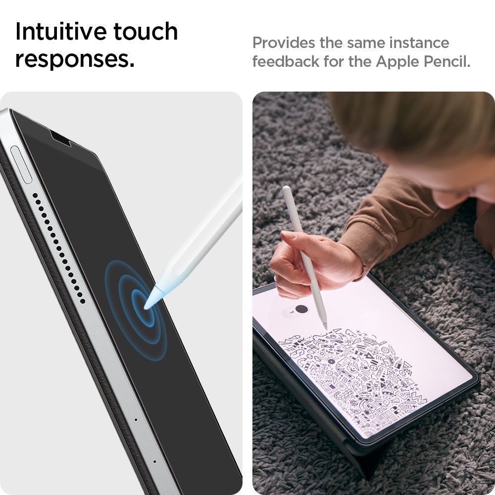 Spigen Spigen iPad Pro 12.9 2020/2021/2022 PAPER TOUCH PRO Matt Skrmskydd - Teknikhallen.se