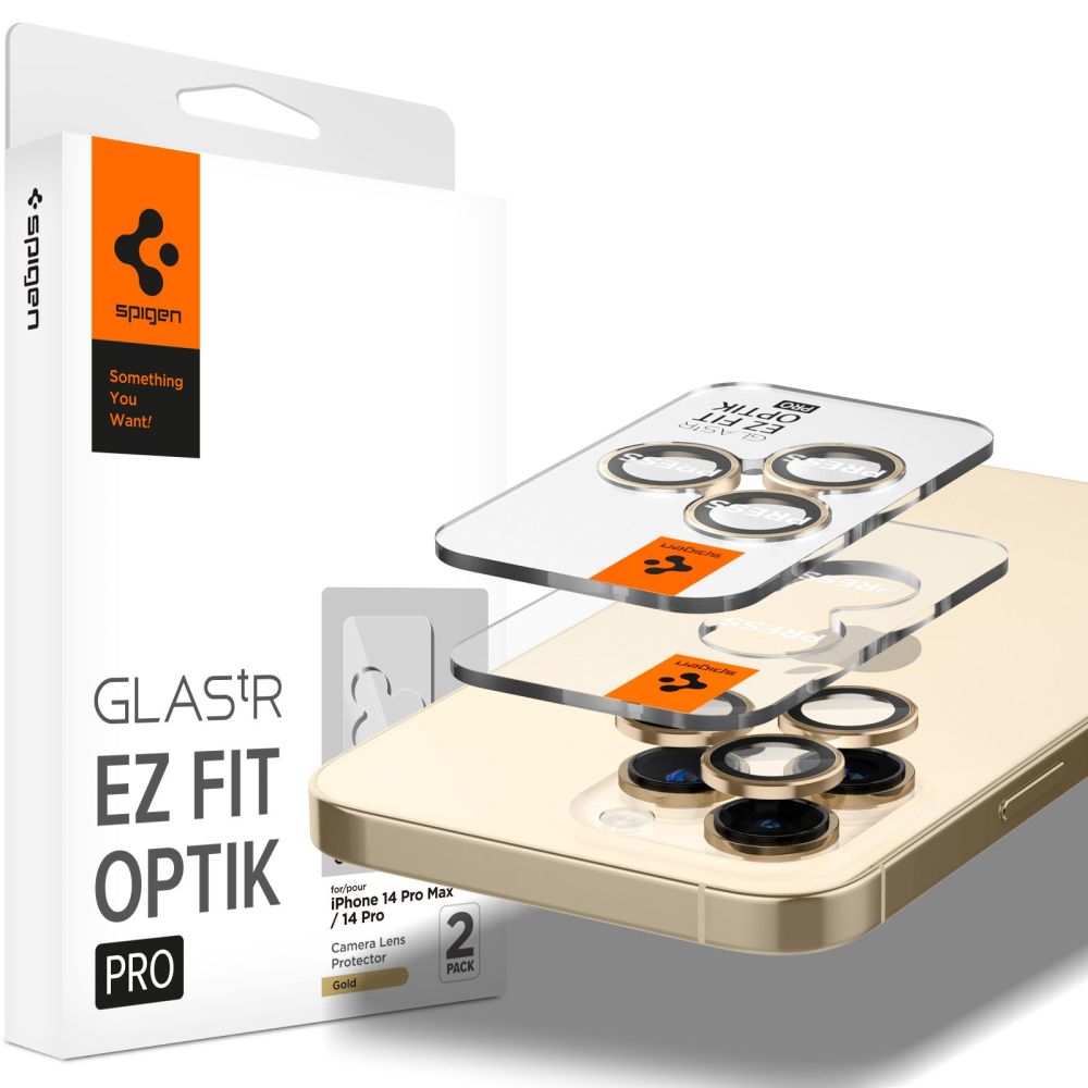 Spigen Spigen iPhone 14 Pro / 14 Pro Max 2-PACK Optik.tR 