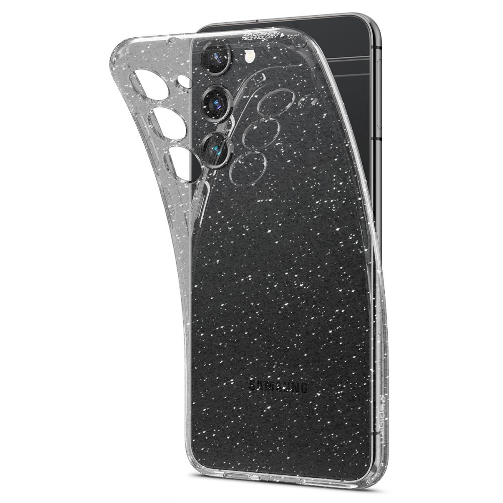 Spigen Spigen Samsung Galaxy S23 Skal Liquid Crystal Glitter - Teknikhallen.se