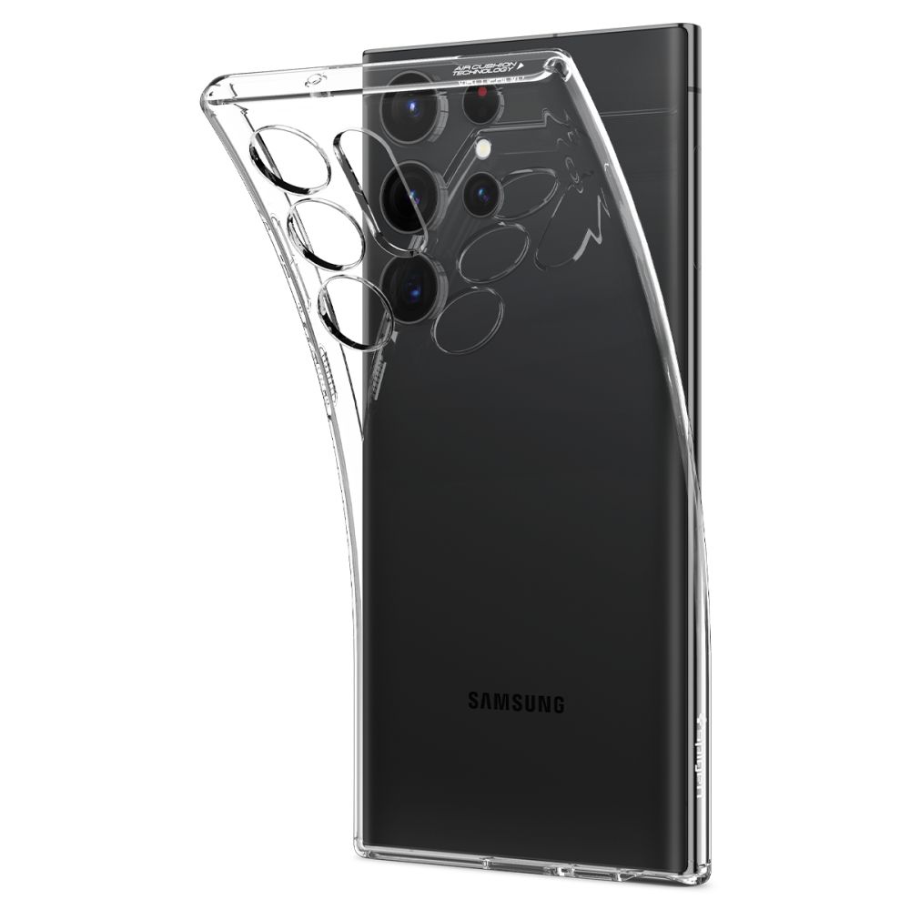 Spigen Spigen Galaxy S23 Ultra Skal Liquid Crystal Clear - Teknikhallen.se