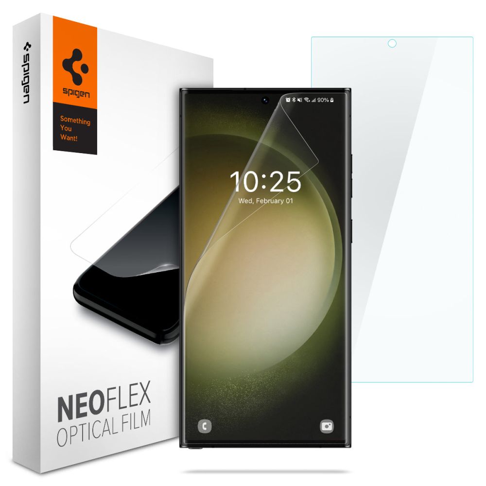 Spigen Spigen Galaxy S23 Ultra 2-PACK Neo Flex HD Skrmskydd - Teknikhallen.se