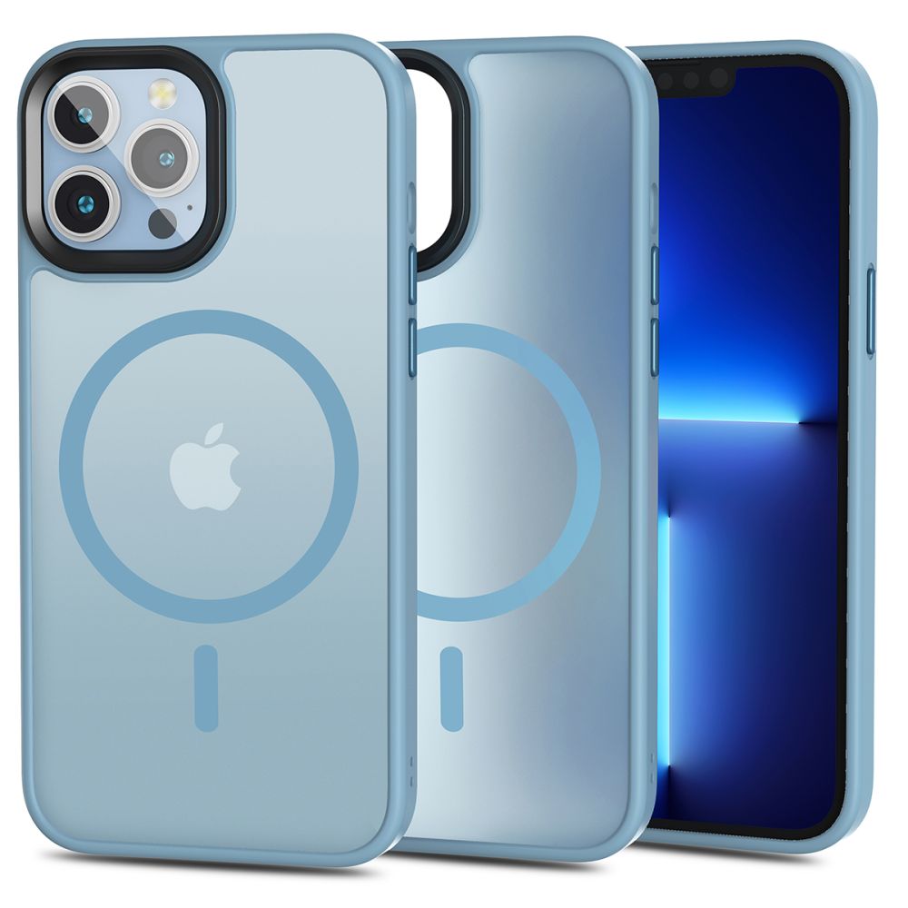 Tech-Protect Tech-Protect iPhone 13 Pro Max Skal MagMat MagSafe Sierra Blue - Teknikhallen.se