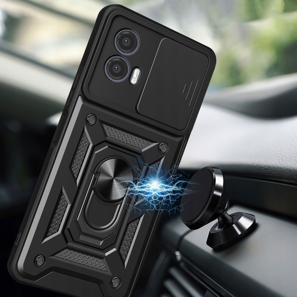 Tech-Protect Tech-Protect Motorola Moto G73 5G Skal CamShield Pro Svart - Teknikhallen.se