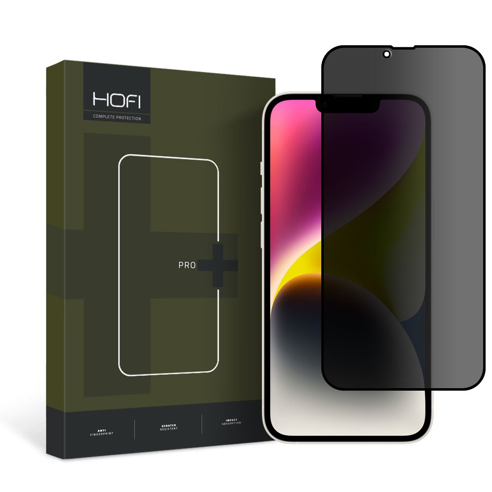 HOFI HOFI iPhone 13 Pro Max / 14 Plus Skrmskydd Anti Spy Pro+ Privacy - Teknikhallen.se