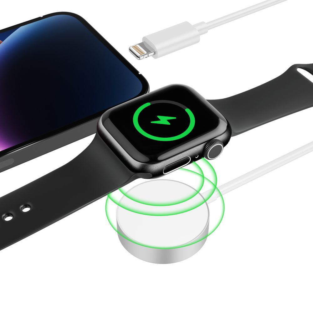 Tech-Protect Tech-Protect 1.5m 2in1 Trdls Laddare Fr Apple Watch/iPhone - Teknikhallen.se