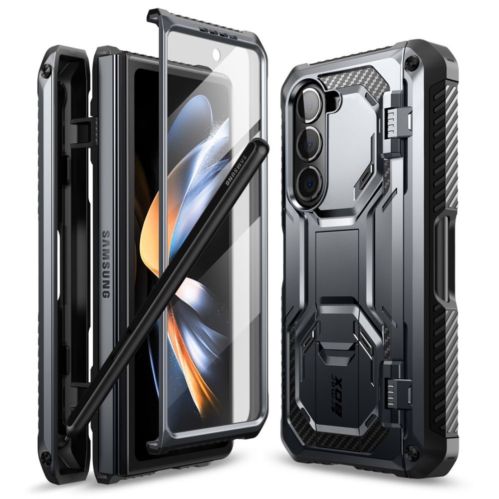 Supcase Supcase Galaxy Z Fold 5 Skal Iblsn ArmorBox Pen Svart - Teknikhallen.se