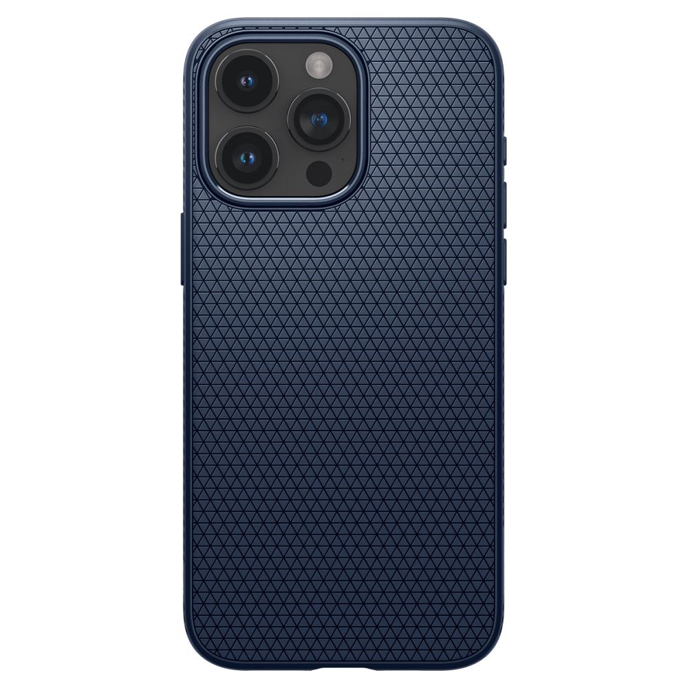 Spigen Spigen iPhone 15 Pro Max Skal Liquid Air Navy Blue - Teknikhallen.se