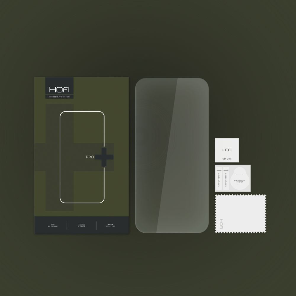 HOFI HOFI iPhone 15 Skrmskydd Pro+ Hrdat Glas Transparent - Teknikhallen.se