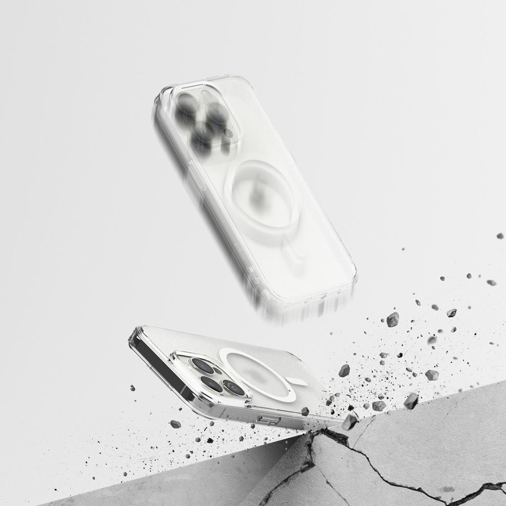 Ringke Ringke iPhone 15 Pro Skal MagSafe Fusion Matt Transparent - Teknikhallen.se