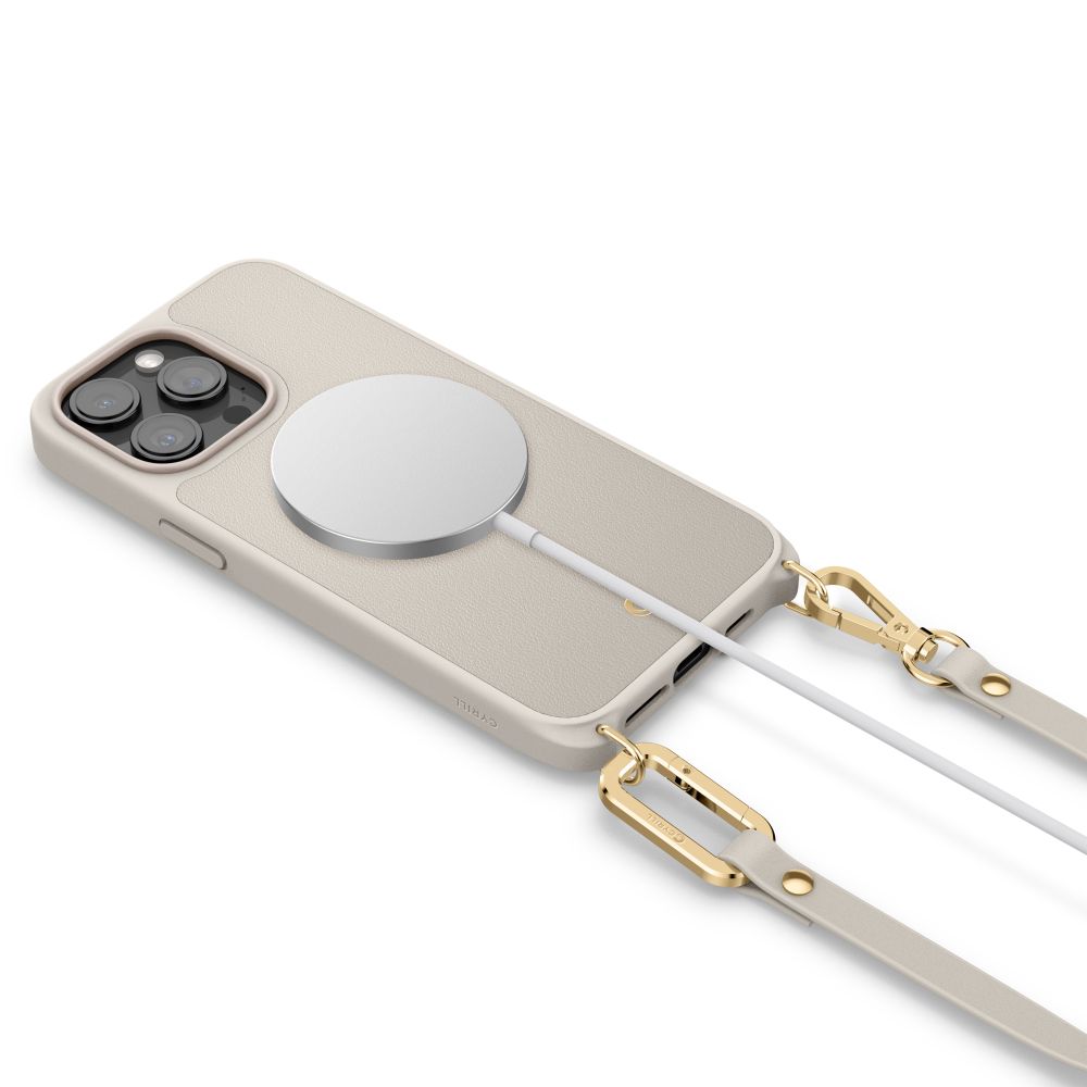 Spigen Spigen Cyrill iPhone 15 Pro Skal MagSafe Classic Charm Cream - Teknikhallen.se