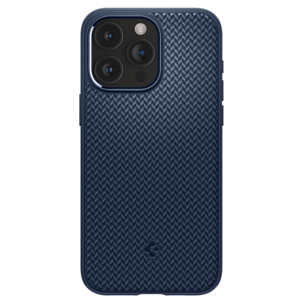 Spigen Spigen iPhone 15 Pro Max Skal Mag Armor MagSafe Matt Navy Blue - Teknikhallen.se