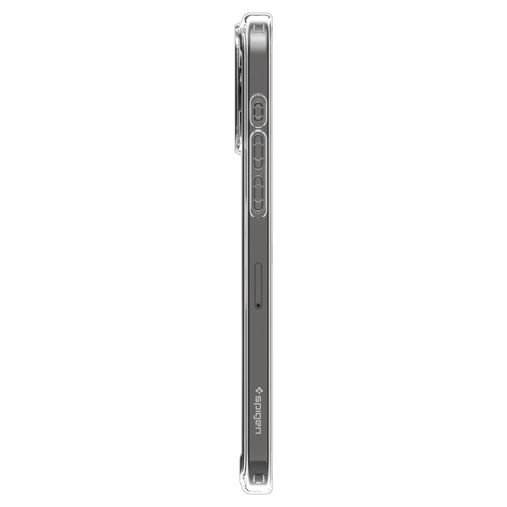 Spigen Spigen iPhone 15 Pro Max Skal MagSafe Ultra Hybrid Frostad Transparent - Teknikhallen.se