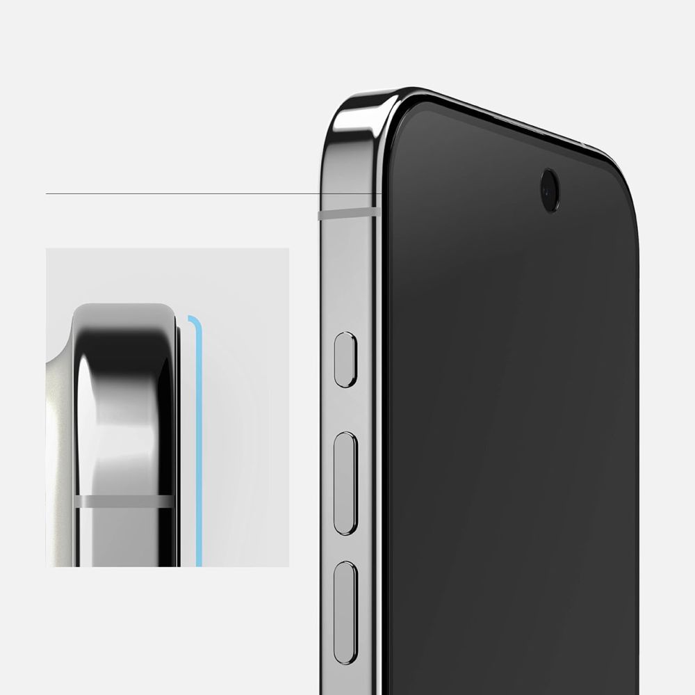 Ringke Ringke iPhone 15 Pro Skrmskydd Hrdat Glas Privacy - Teknikhallen.se