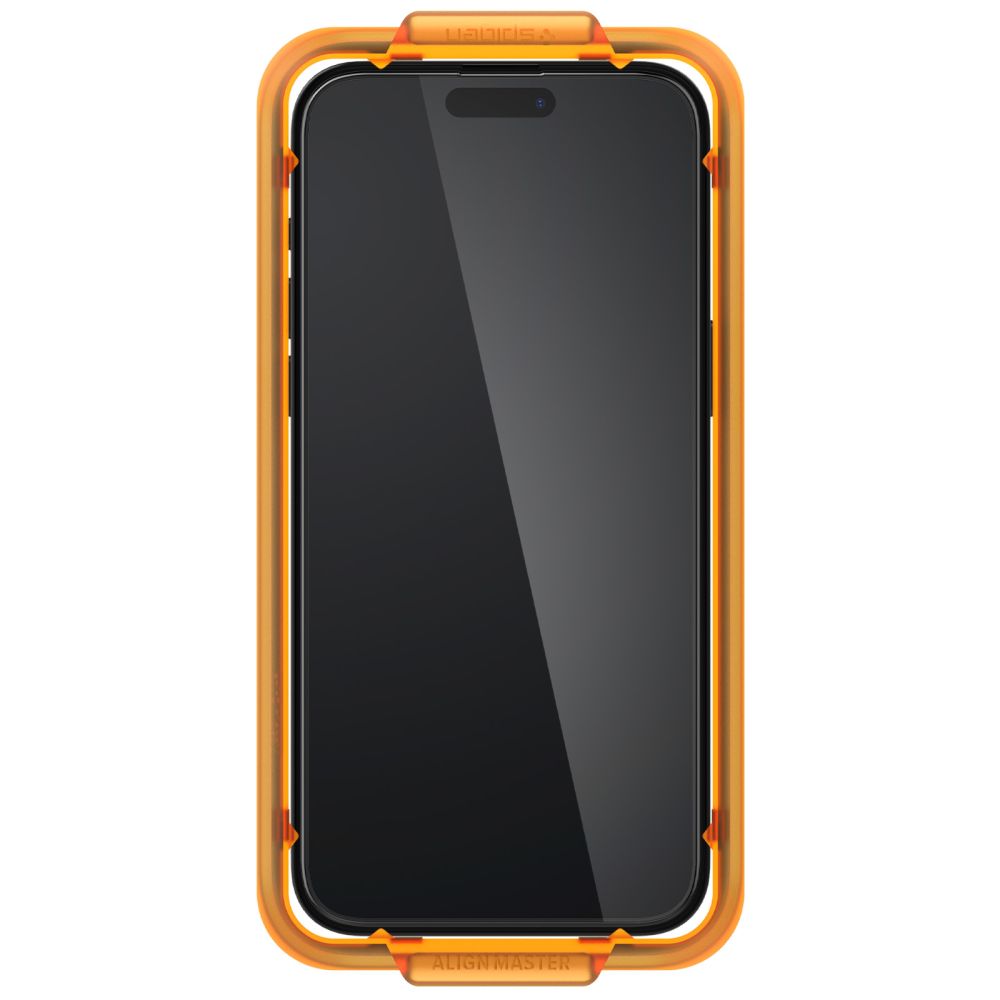 Spigen Spigen iPhone 15 Pro Max 2-PACK ALM Glas FC Heltckande Skrmskydd - Teknikhallen.se