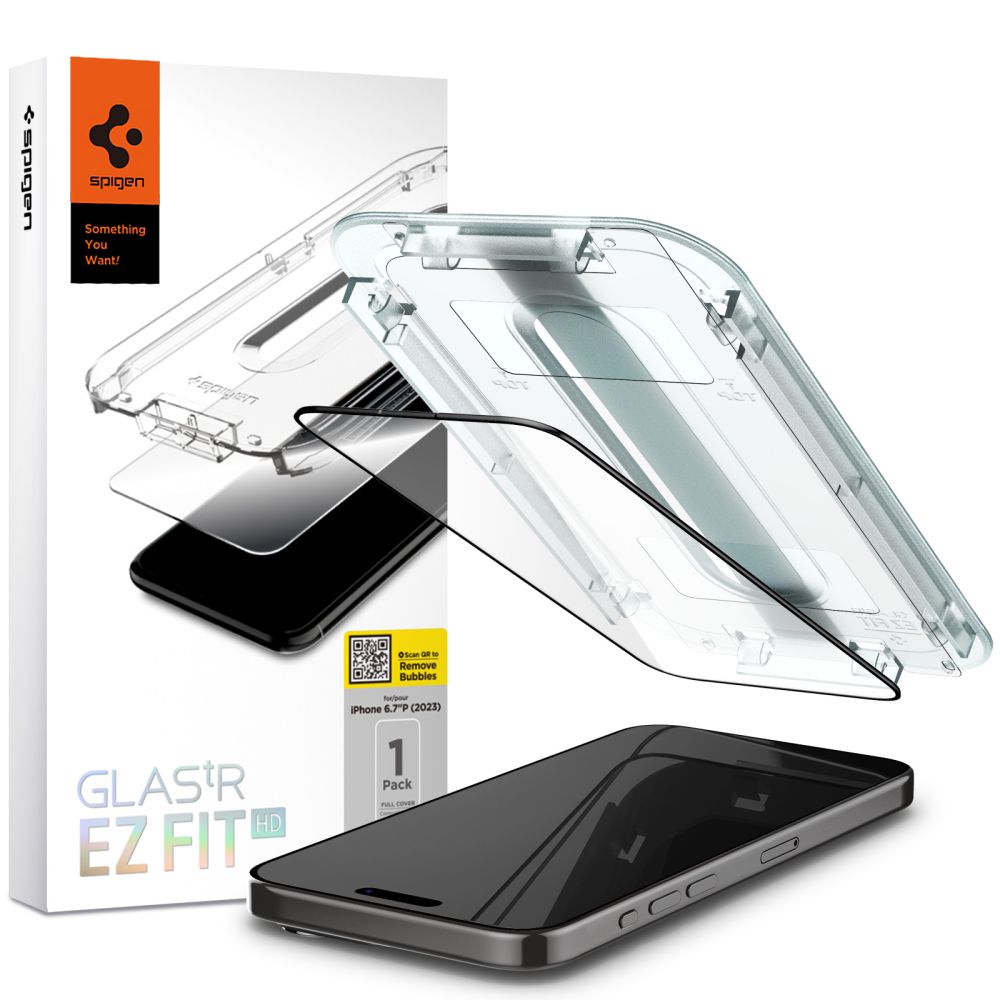 Spigen Spigen iPhone 15 Pro Max GLAS.tR FC 