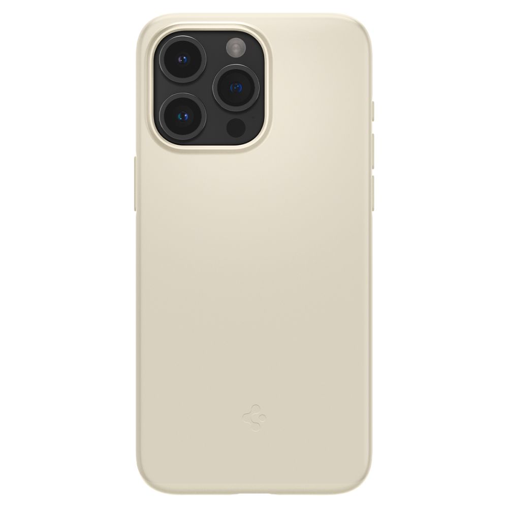 Spigen Spigen iPhone 15 Pro Skal Thin Fit Mute Beige - Teknikhallen.se