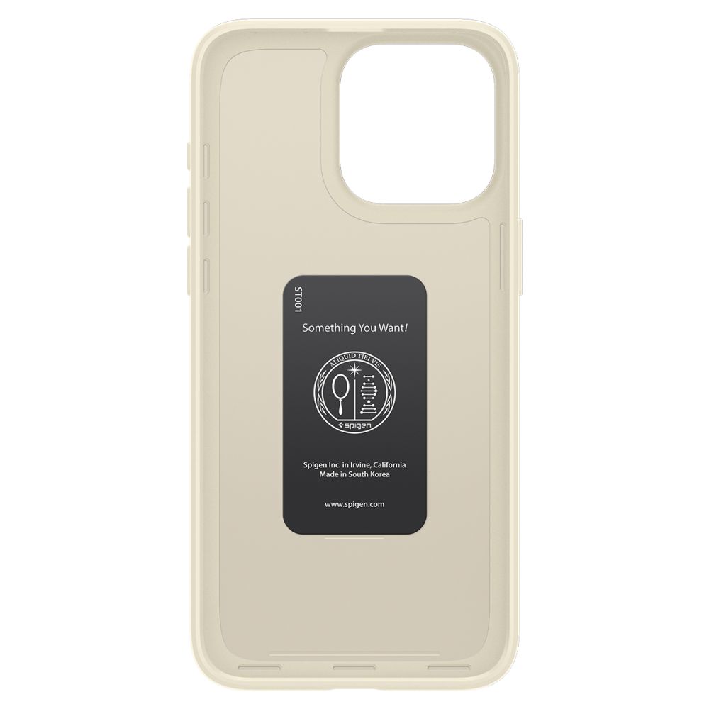 Spigen Spigen iPhone 15 Pro Skal Thin Fit Mute Beige - Teknikhallen.se