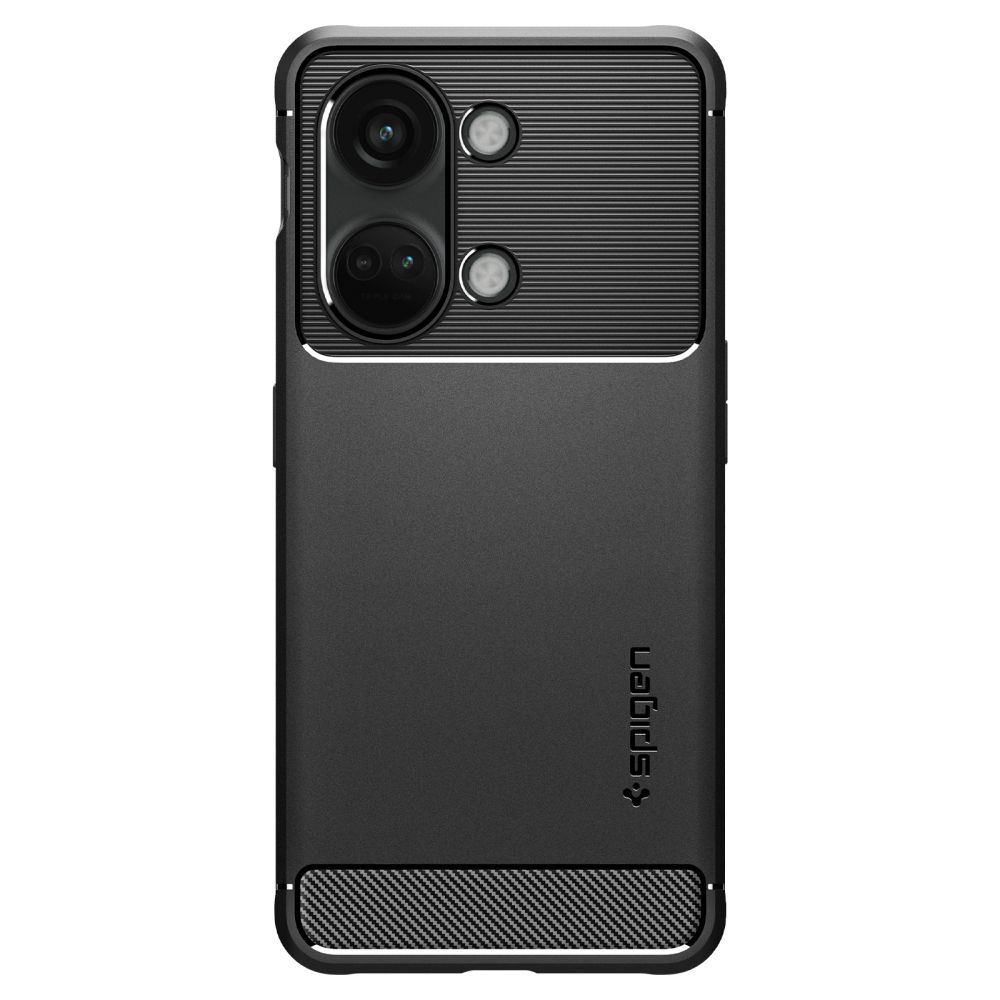 Spigen Spigen OnePlus Nord 3 5G Skal Rugged Armor Matt Svart - Teknikhallen.se