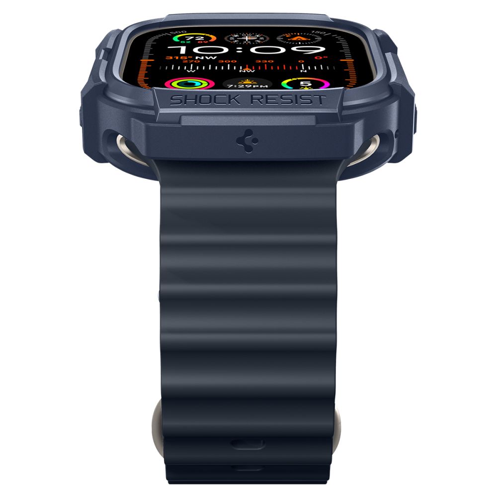 Spigen Spigen Apple Watch Ultra 49 mm Skal Rugged Armor Navy Blue - Teknikhallen.se