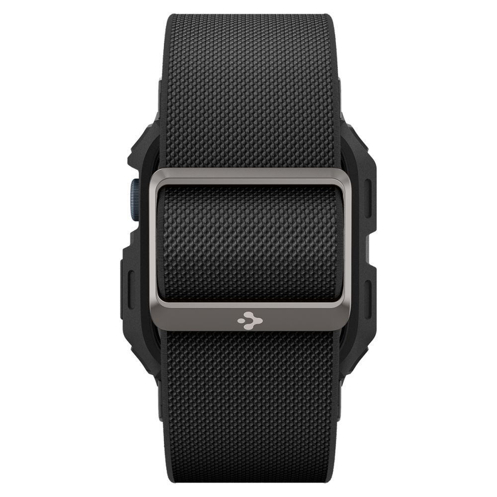 Spigen Spigen Apple Watch 44/45 mm Skal/Armband Lite Fit 'Pro' Matt Svart - Teknikhallen.se