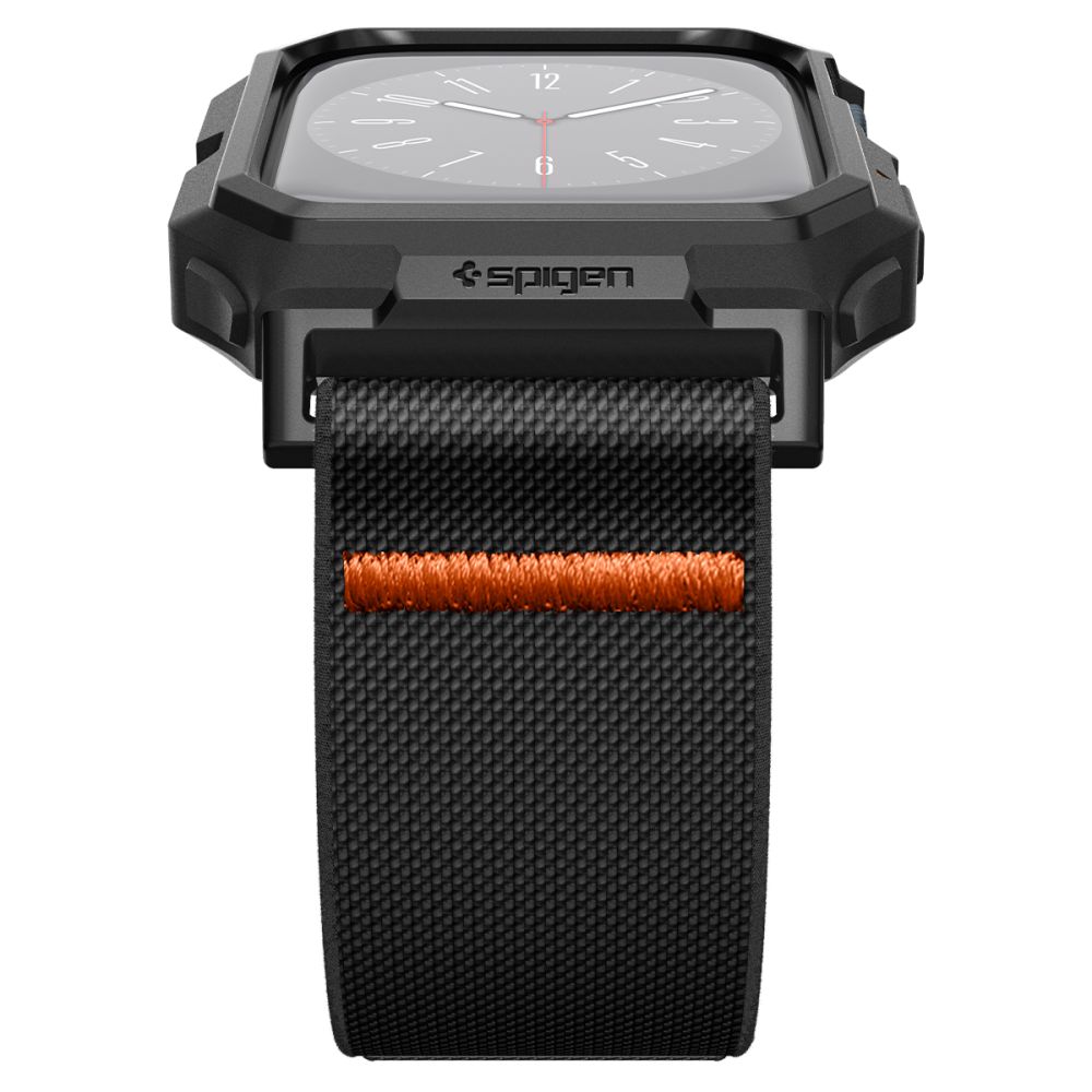 Spigen Spigen Apple Watch 44/45 mm Skal/Armband Lite Fit 'Pro' Matt Svart - Teknikhallen.se