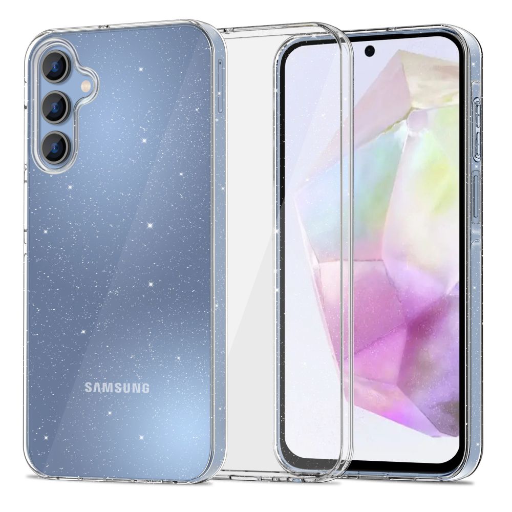 Tech-Protect Tech-Protect Galaxy A35 5G Skal FlexAir Glitter - Teknikhallen.se