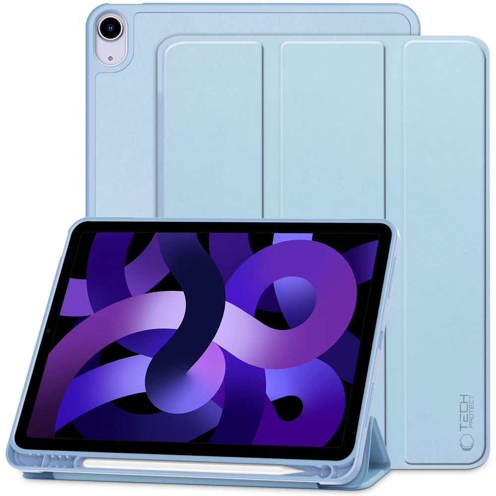 Tech-Protect Tech-Protect iPad Air 2020/2022/2024 Fodral Med Pennhållare Sky Blue - Teknikhallen.se