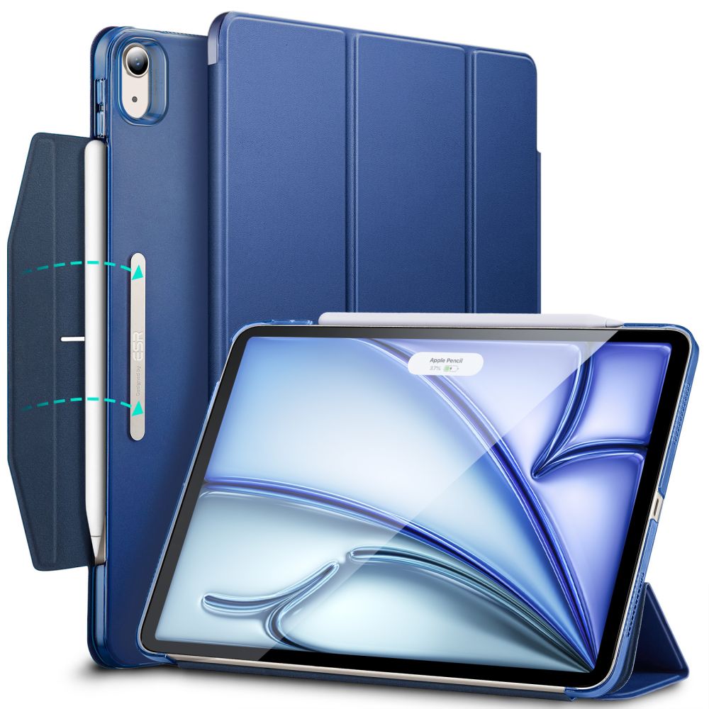 ESR ESR iPad Air 2020/2022/2024 Fodral Tri-Fold Ascend Dark Blue - Teknikhallen.se