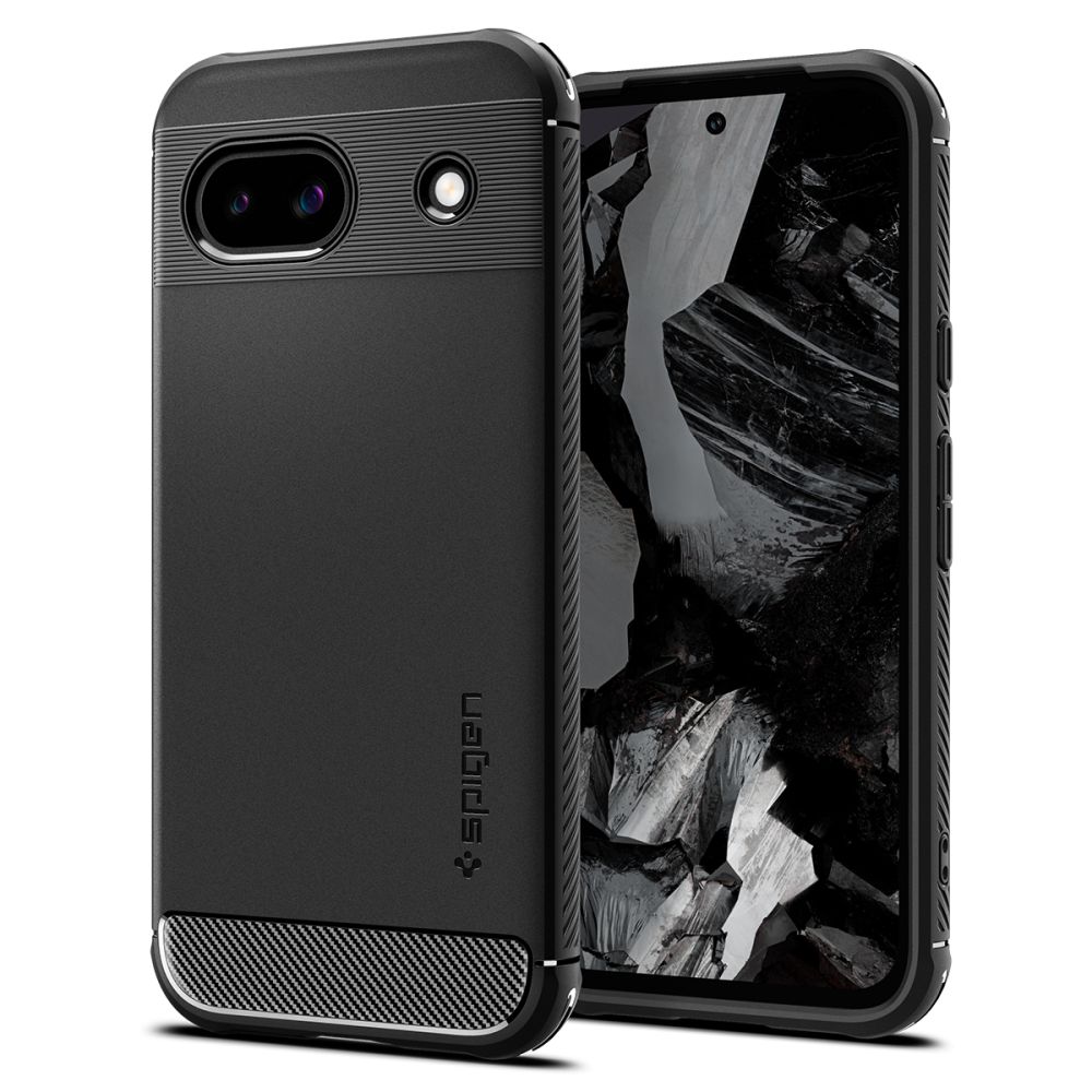 Spigen Spigen Google Pixel 8a Skal Rugged Armor Matt Svart - Teknikhallen.se