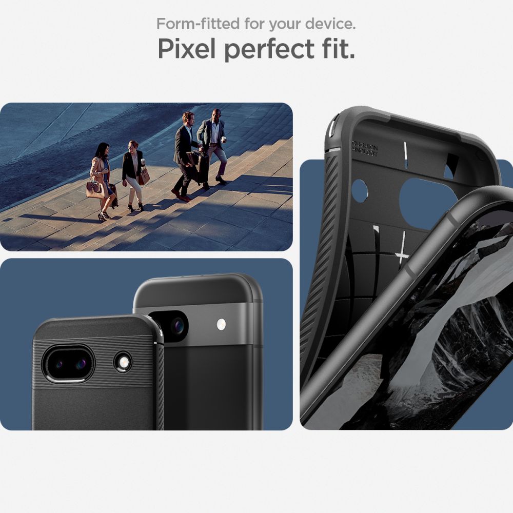 Spigen Spigen Google Pixel 8a Skal Rugged Armor Matt Svart - Teknikhallen.se