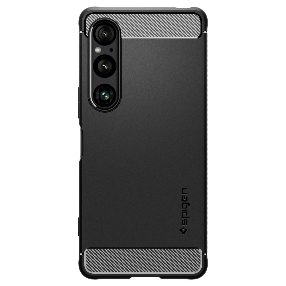 Spigen Spigen Sony Xperia 1 VI Skal Rugged Armor Matt Svart - Teknikhallen.se