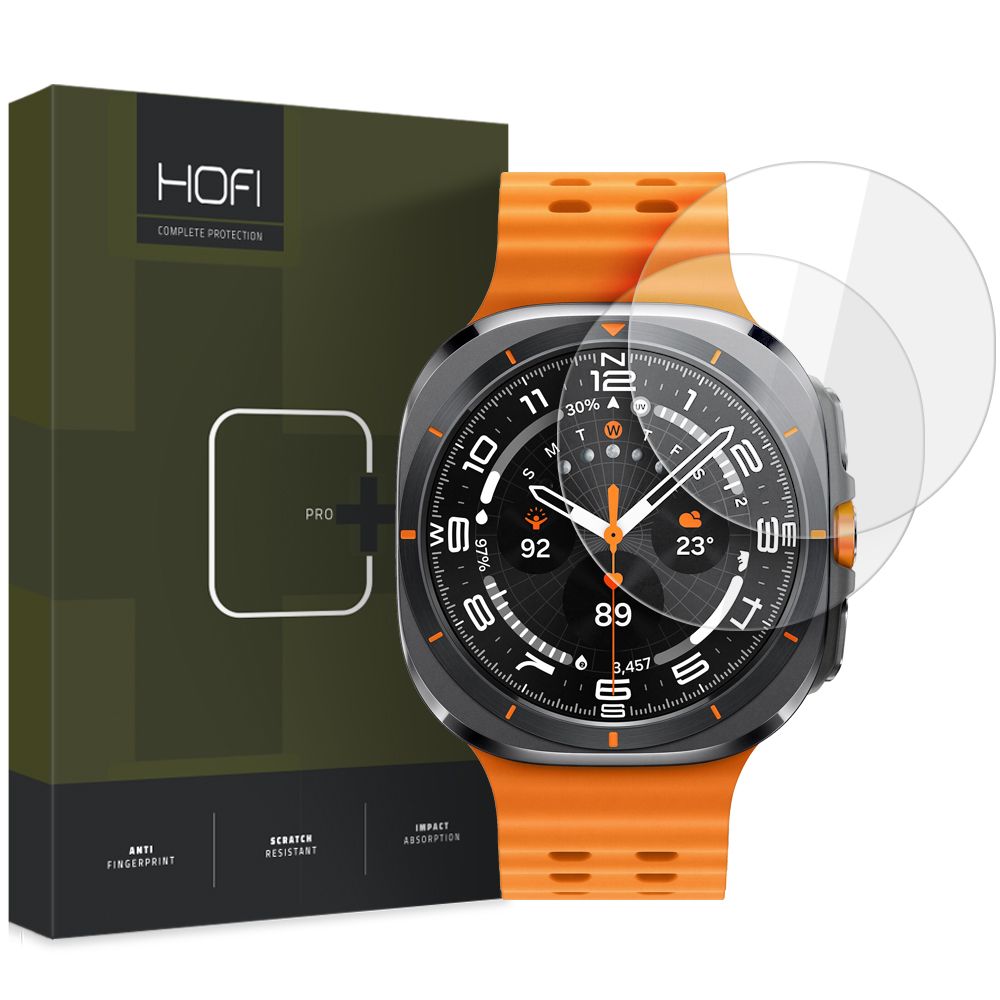 HOFI HOFI Galaxy Watch Ultra 47 mm 2-PACK Skrmskydd Pro+ Hrdat Glas - Teknikhallen.se