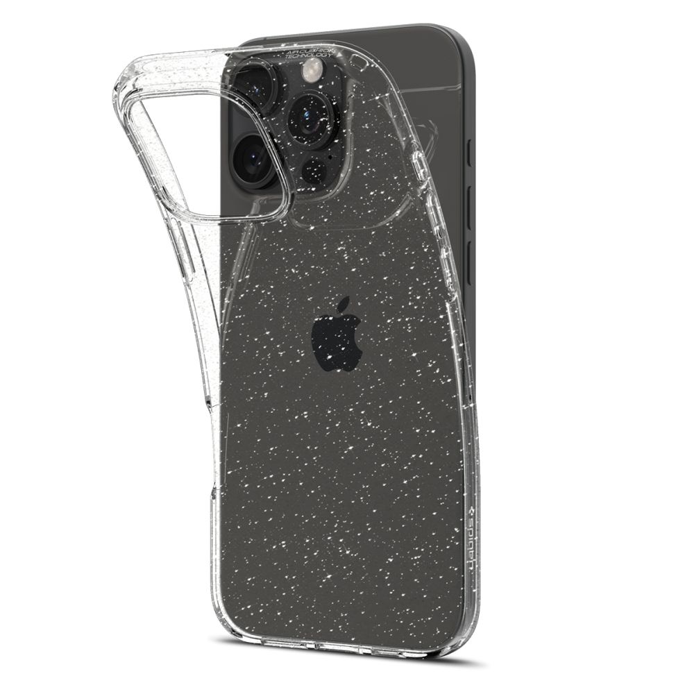 Spigen Spigen iPhone 16 Pro Skal Liquid Crystal Glitter - Teknikhallen.se