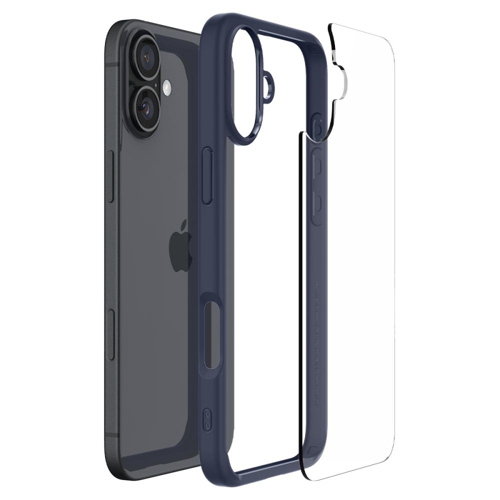 Spigen Spigen iPhone 16 Skal Ultra Hybrid Navy Blue - Teknikhallen.se