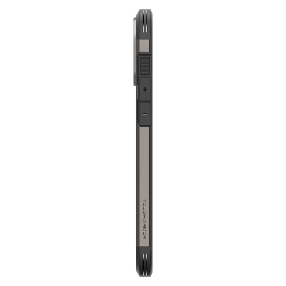 Spigen Spigen iPhone 16 Pro Skal MagSafe Mag Tough Armor Gunmetal - Teknikhallen.se