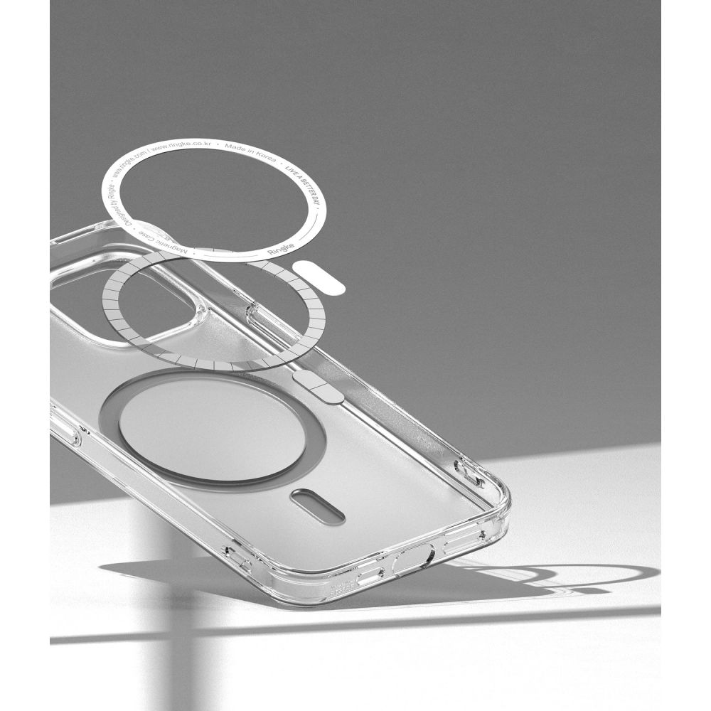 Ringke Ringke iPhone 15 Plus / 14 Plus Skal MagSafe Fusion Matt Transparent - Teknikhallen.se
